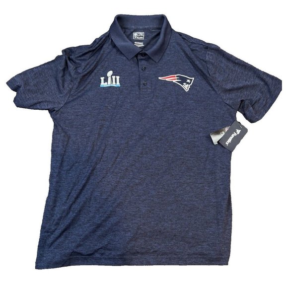 Pro Line Fanatics Other - New England Patriots Super Bowl LII Shirt  Pro Line  Navy End Zone Rush Polo XXL